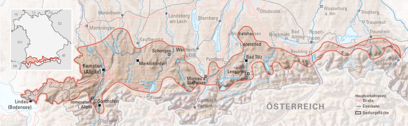 Klimaregion Alpenvorland.