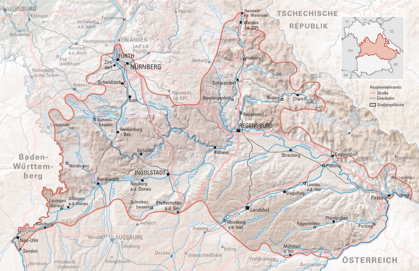 Klimaregion Donau.