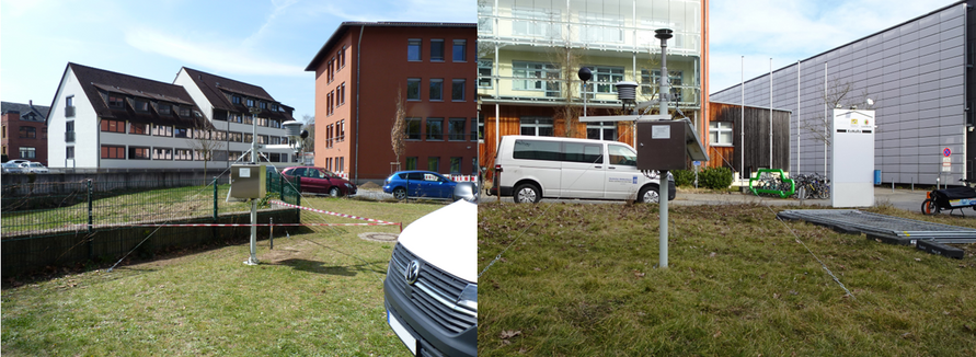 Die Wetterstationen in Coburg und Straubing.